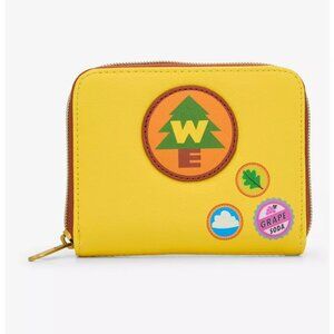 Loungefly Disney Pixar Up Wilderness Explorer Wallet Russell Patches Zip Around